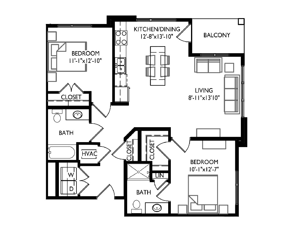 Unit Style G2 (Handicap Accessible)