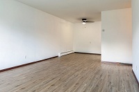 Monterey Apartments - 2505-05 Living Room & Dining Area