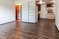 Trailsway Apartments - 1405-05 Kitchen & Living Room