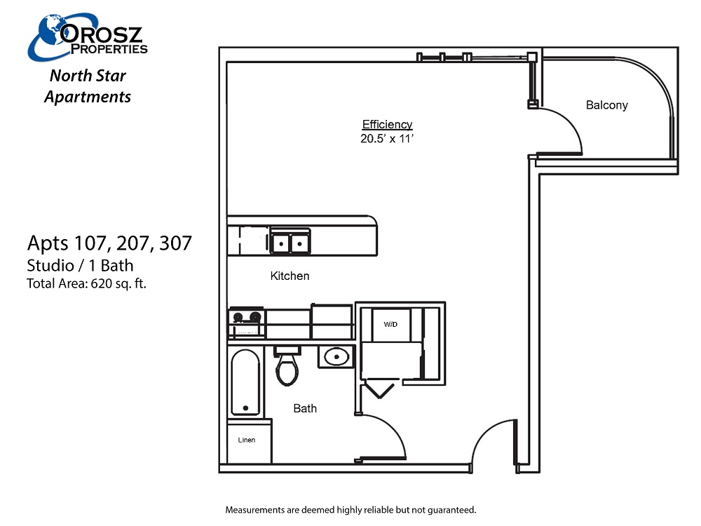 Apts 107, 207, 307