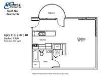 Apts 107, 207, 307