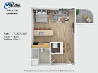 Apts 107, 207, 307