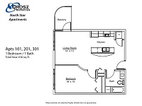 Apts 101, 201, 301