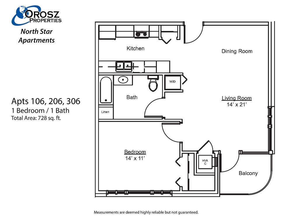 Apts 106, 206, 306