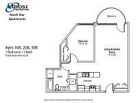 Apts 108, 208, 308