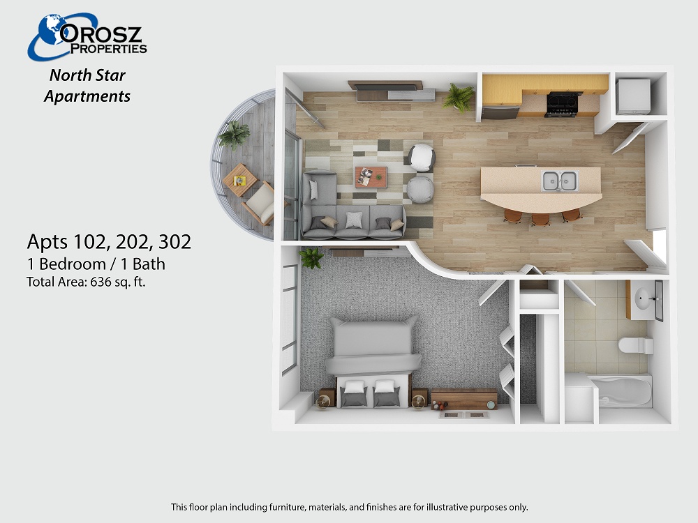 Apts 102, 202, 302