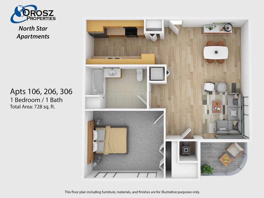 Apts 106, 206, 306
