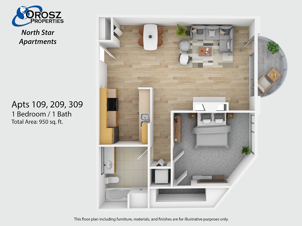 Apts 109, 209, 309