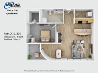 Apts 205, 305