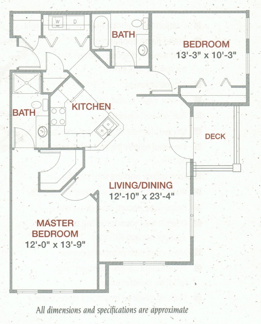 2 Bedroom / 2 Bath