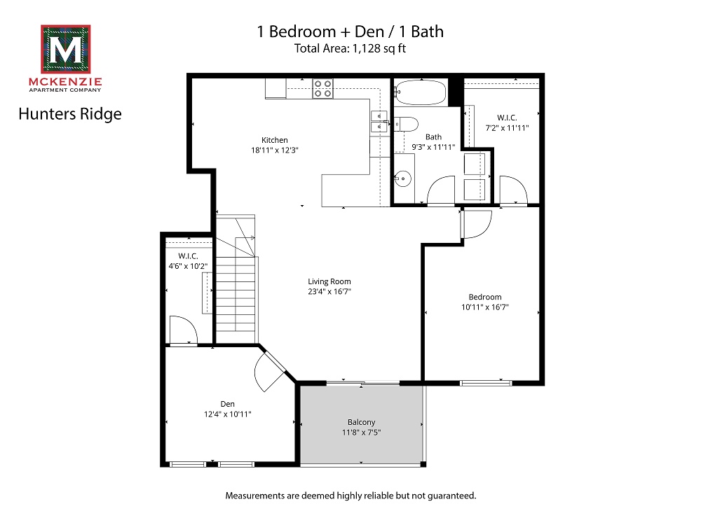 1 Bedroom + Den